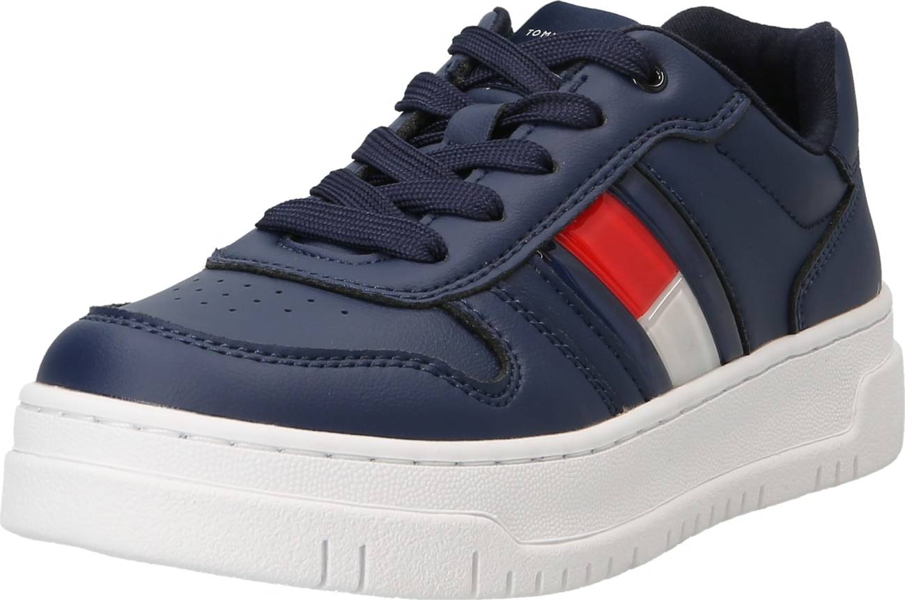 TOMMY HILFIGER Tenisky námořnická modř / červená / bílá