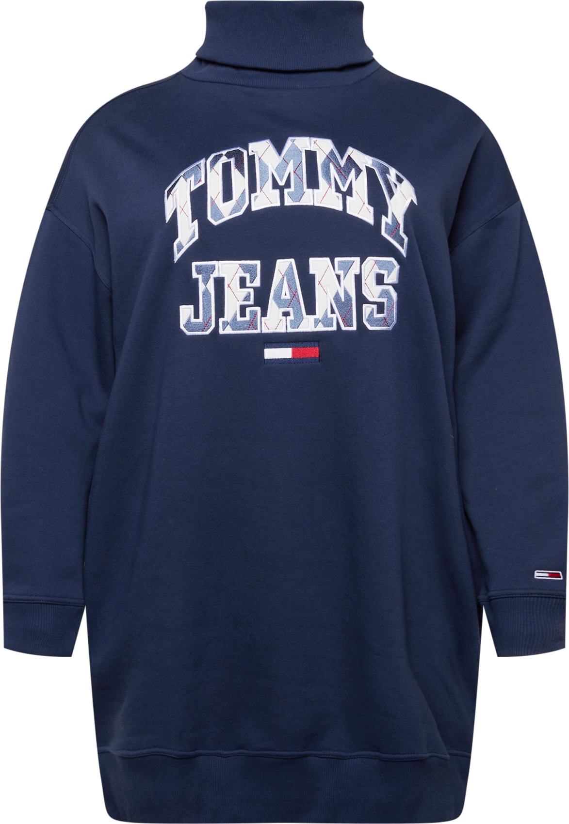Tommy Jeans Curve Šaty námořnická modř / červená / bílá