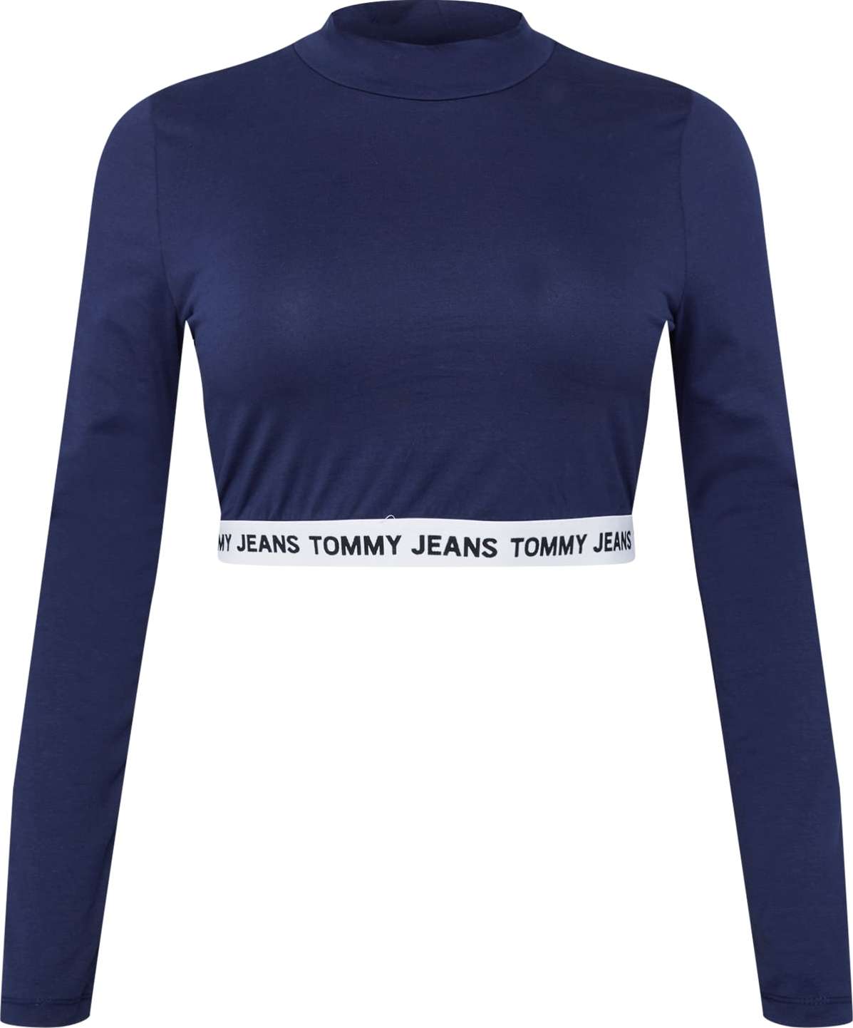 Tommy Jeans Curve Tričko námořnická modř / černá / bílá