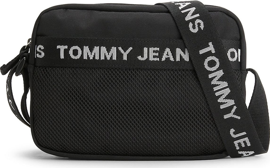 Tommy Jeans Taška přes rameno černá / bílá