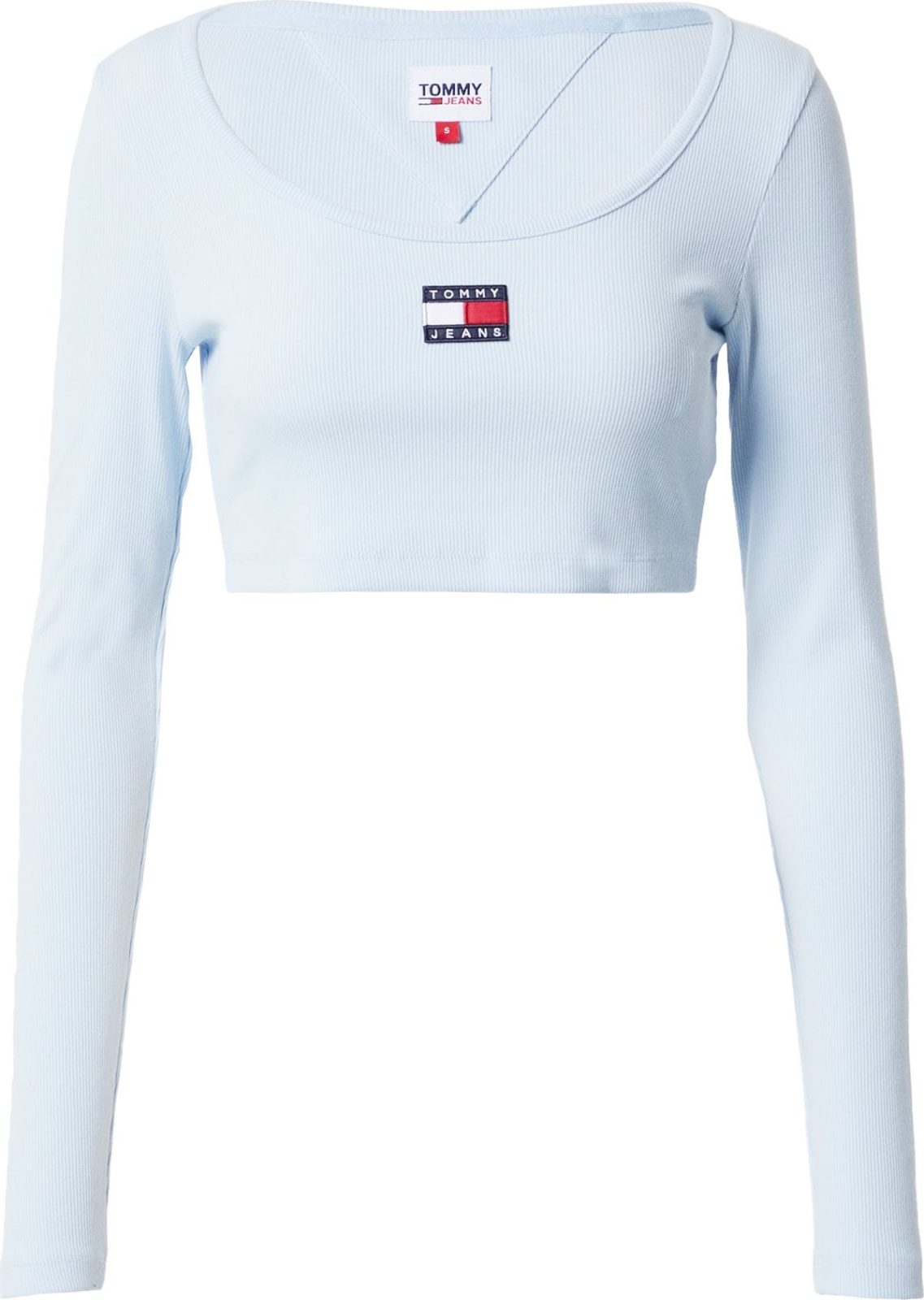 Tommy Jeans Tričko námořnická modř / světlemodrá / červená / bílá