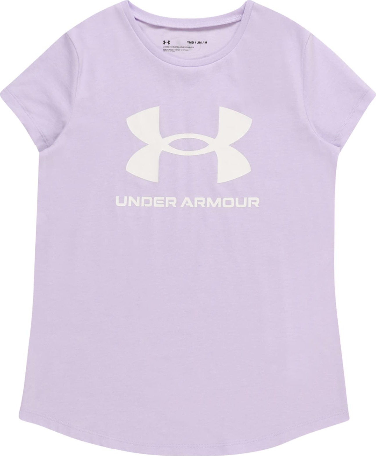 UNDER ARMOUR Funkční tričko světle fialová / bílá
