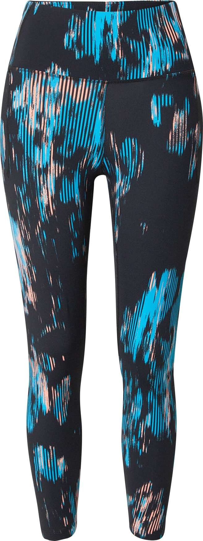 UNDER ARMOUR Sportovní kalhoty 'Meridian' aqua modrá / broskvová / černá