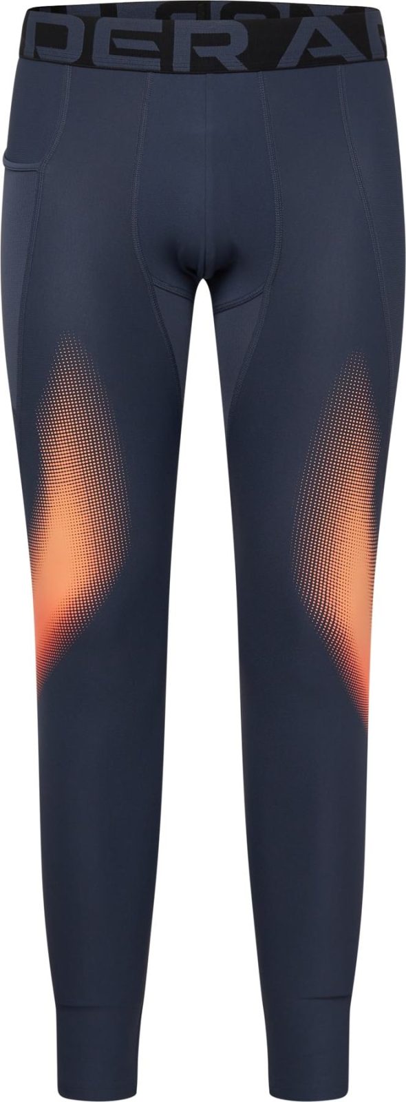 UNDER ARMOUR Sportovní kalhoty 'Novelty' tmavě šedá / lososová / černá