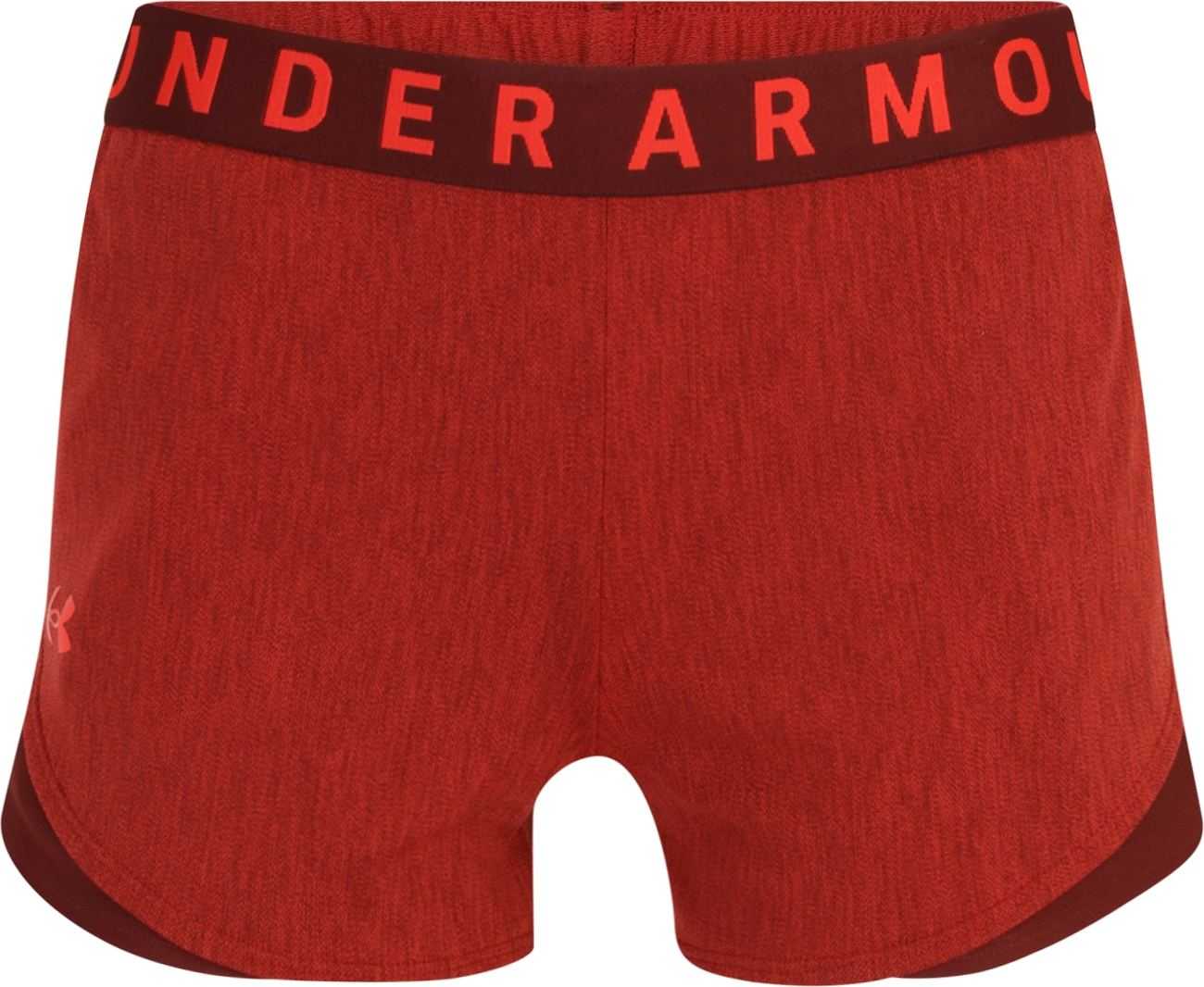UNDER ARMOUR Sportovní kalhoty 'Play Up' červená / burgundská červeň