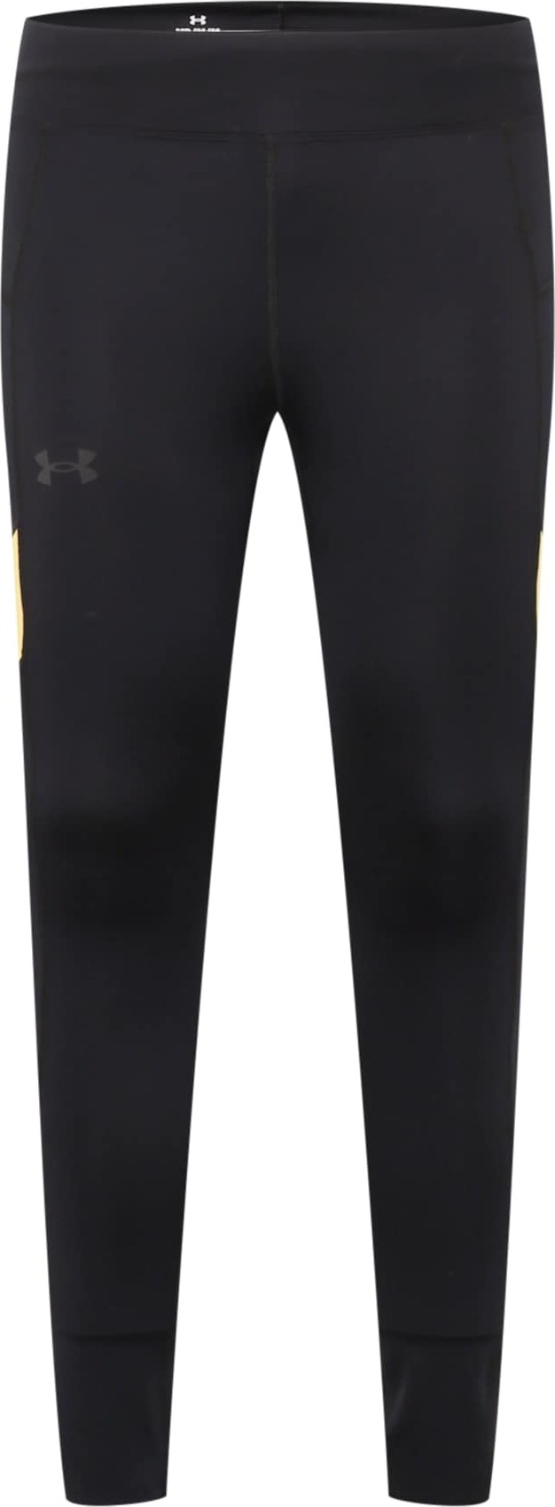UNDER ARMOUR Sportovní kalhoty 'Speedpocket' žlutá / černá