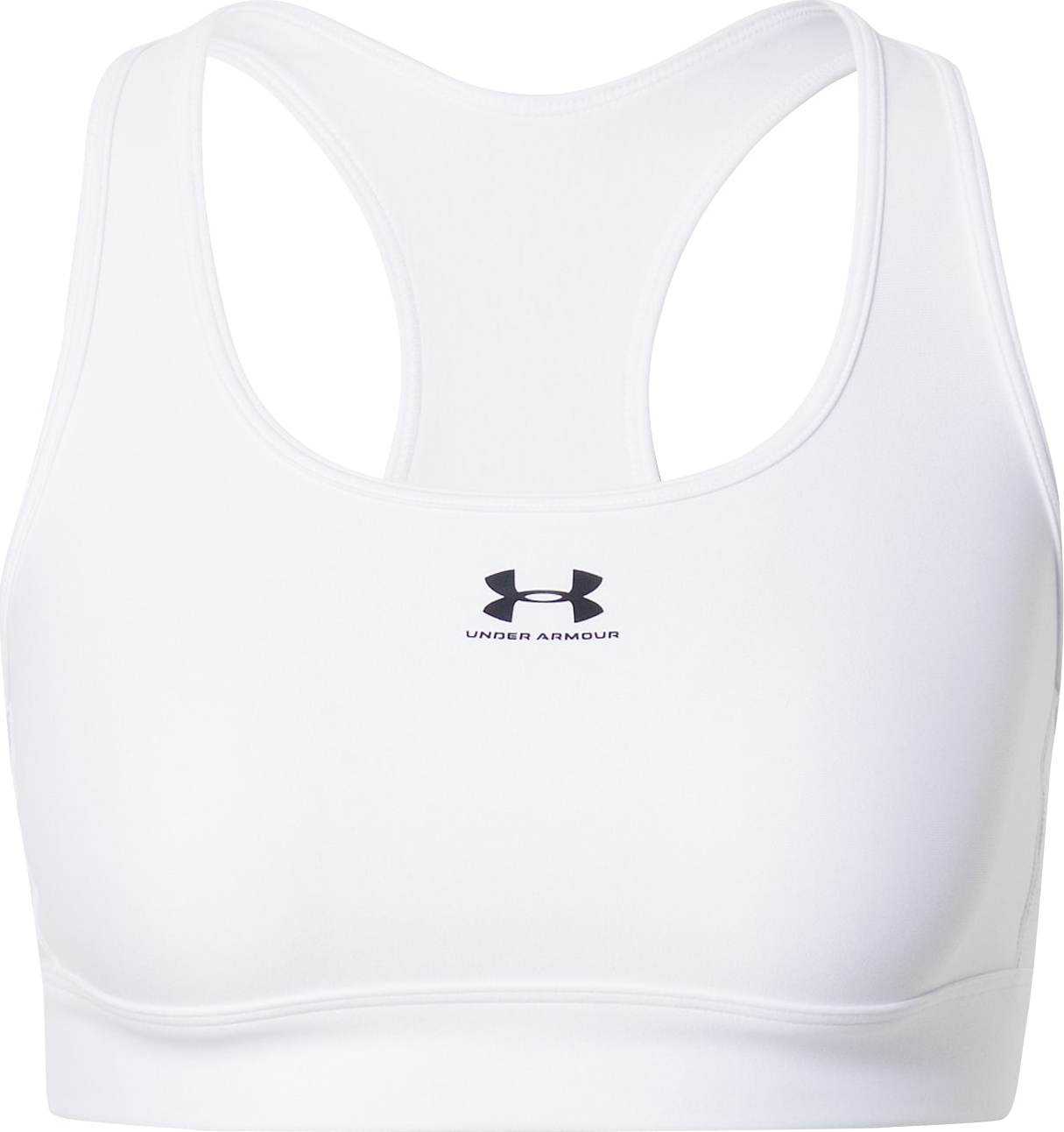 UNDER ARMOUR Sportovní podprsenka černá / bílá