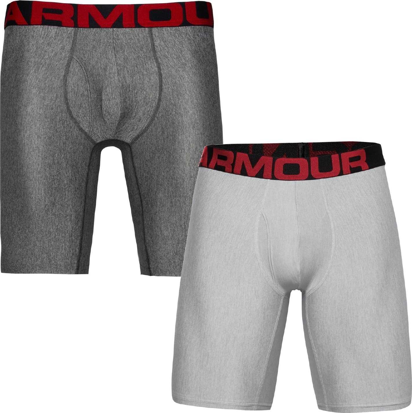 UNDER ARMOUR Sportovní spodní prádlo šedá / světle šedá / červená / černá