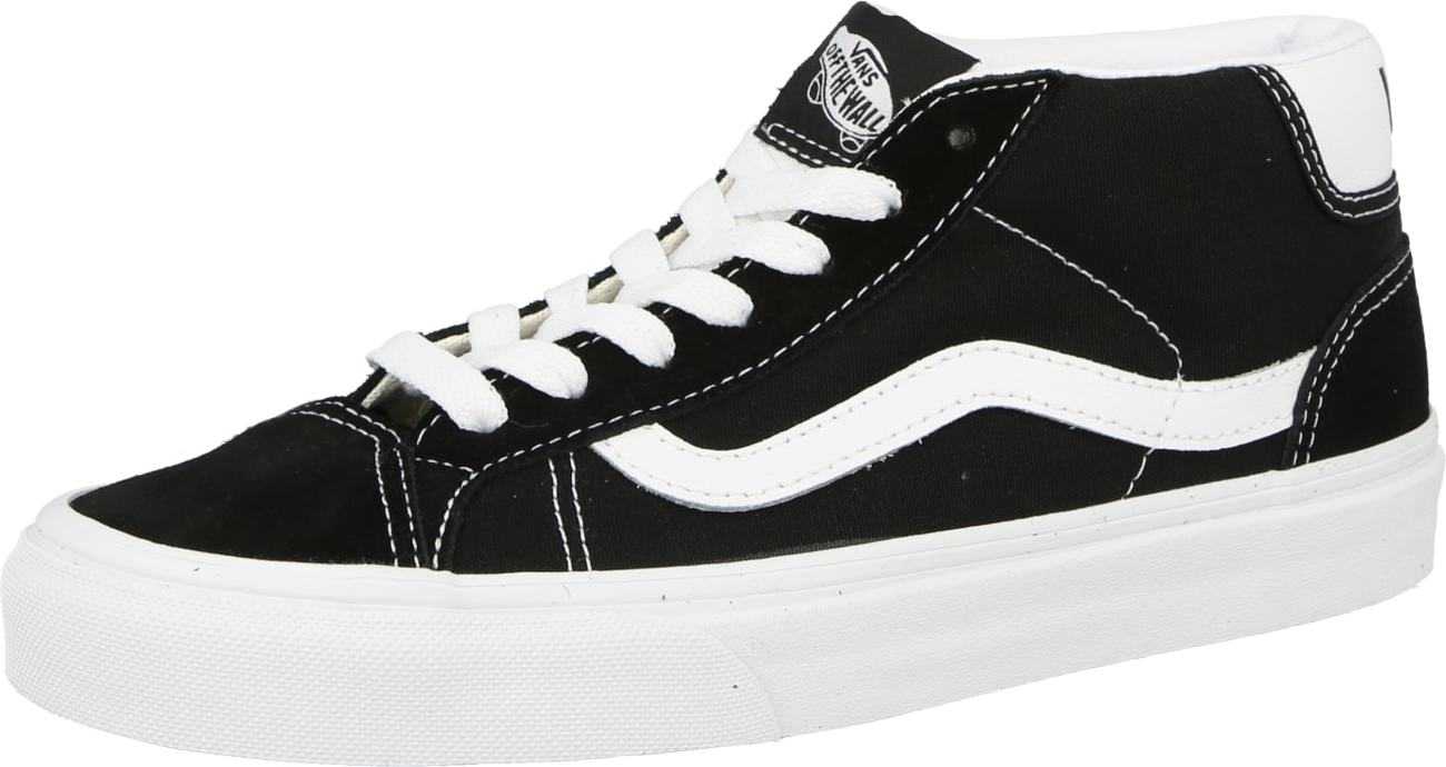 VANS Kotníkové tenisky černá / bílá
