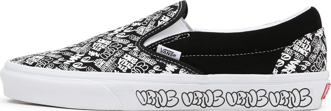 VANS Slip on boty černá / bílá