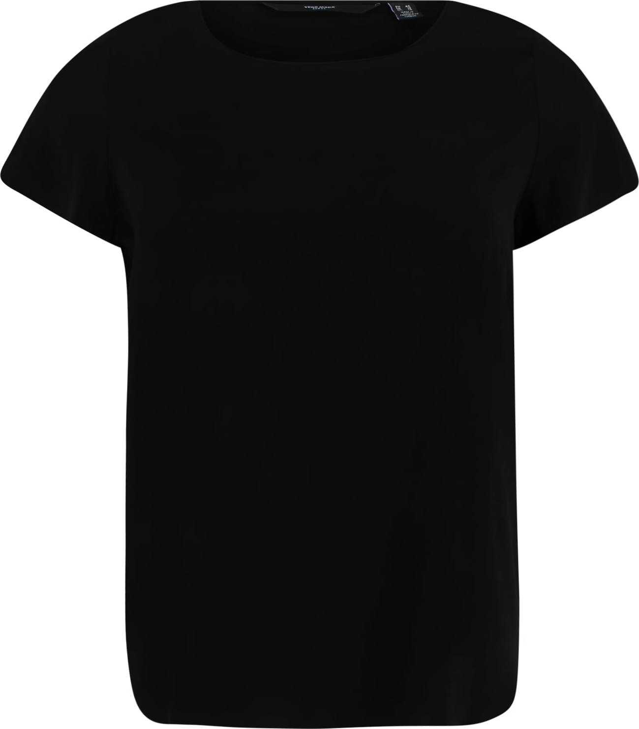 Vero Moda Curve Tričko 'REBECCA' černá