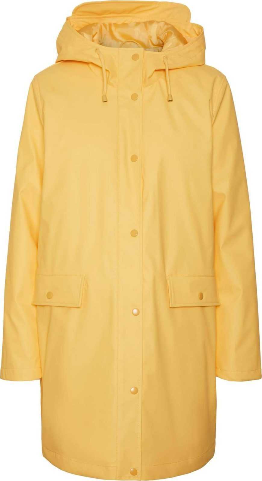 VERO MODA Přechodný kabát 'Asta' zlatě žlutá