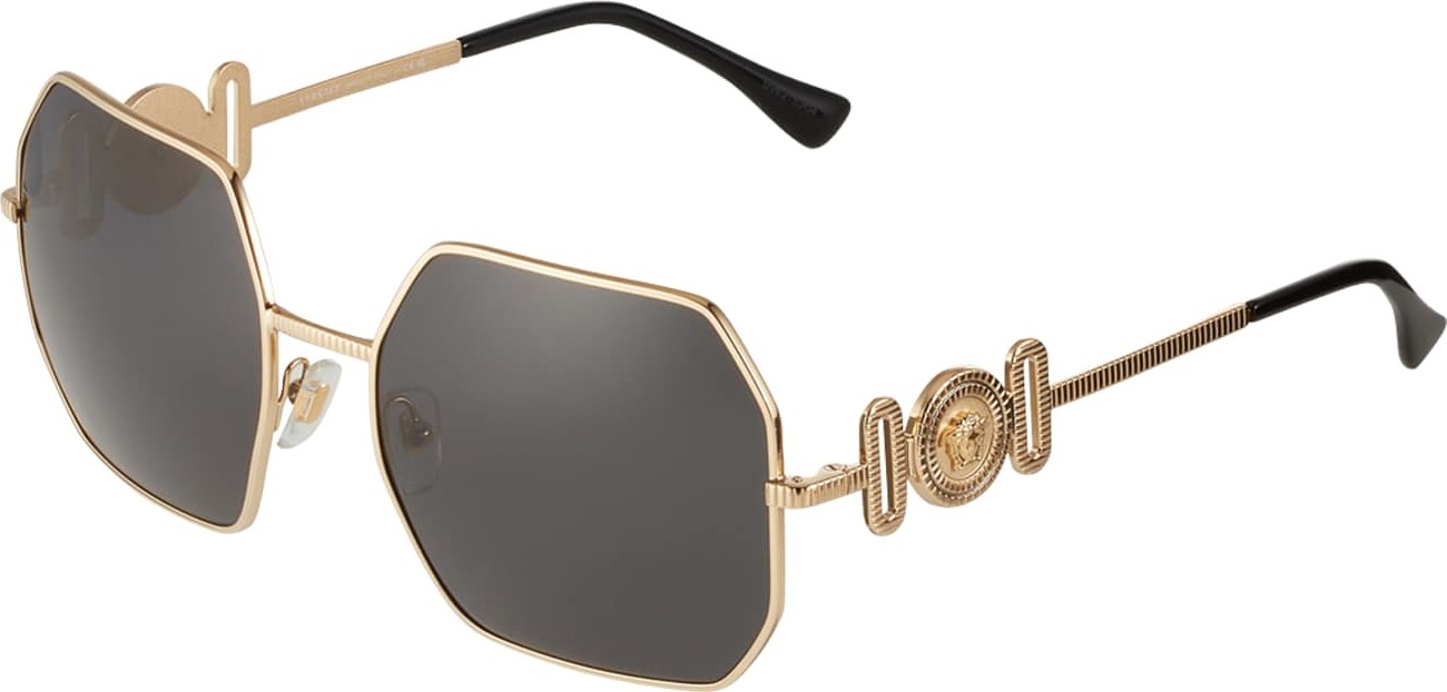 VERSACE Sluneční brýle '0VE2248' zlatá / tmavě šedá