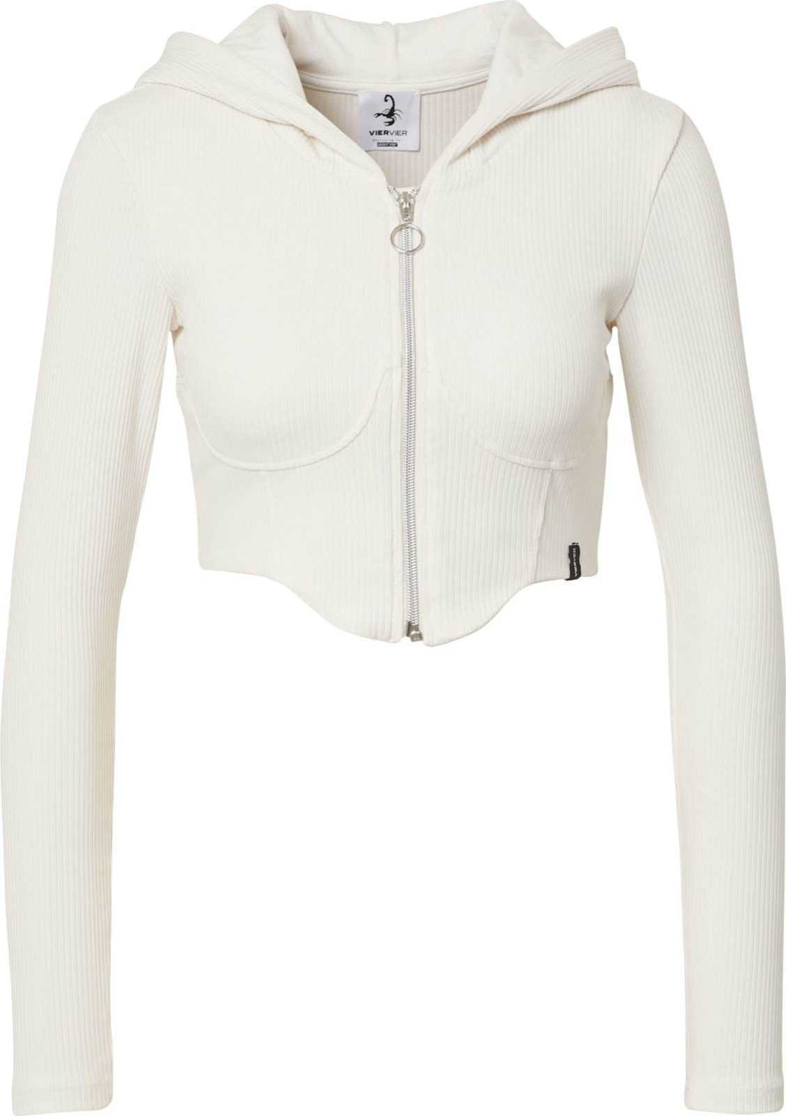 VIERVIER Mikina 'Marie' offwhite