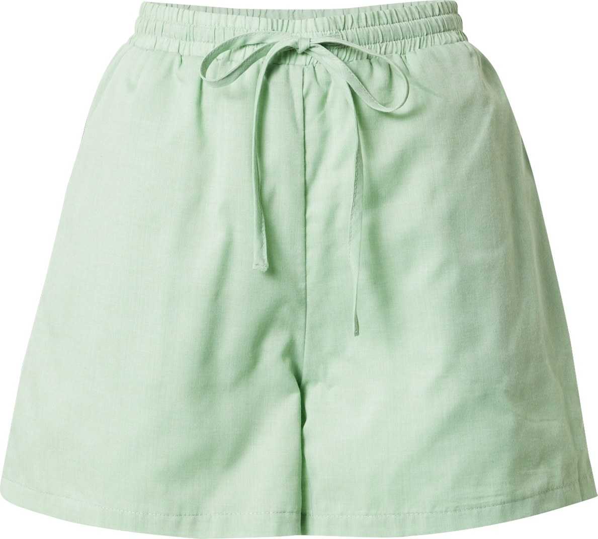 VILA Kalhoty 'FABIO' pastelově zelená