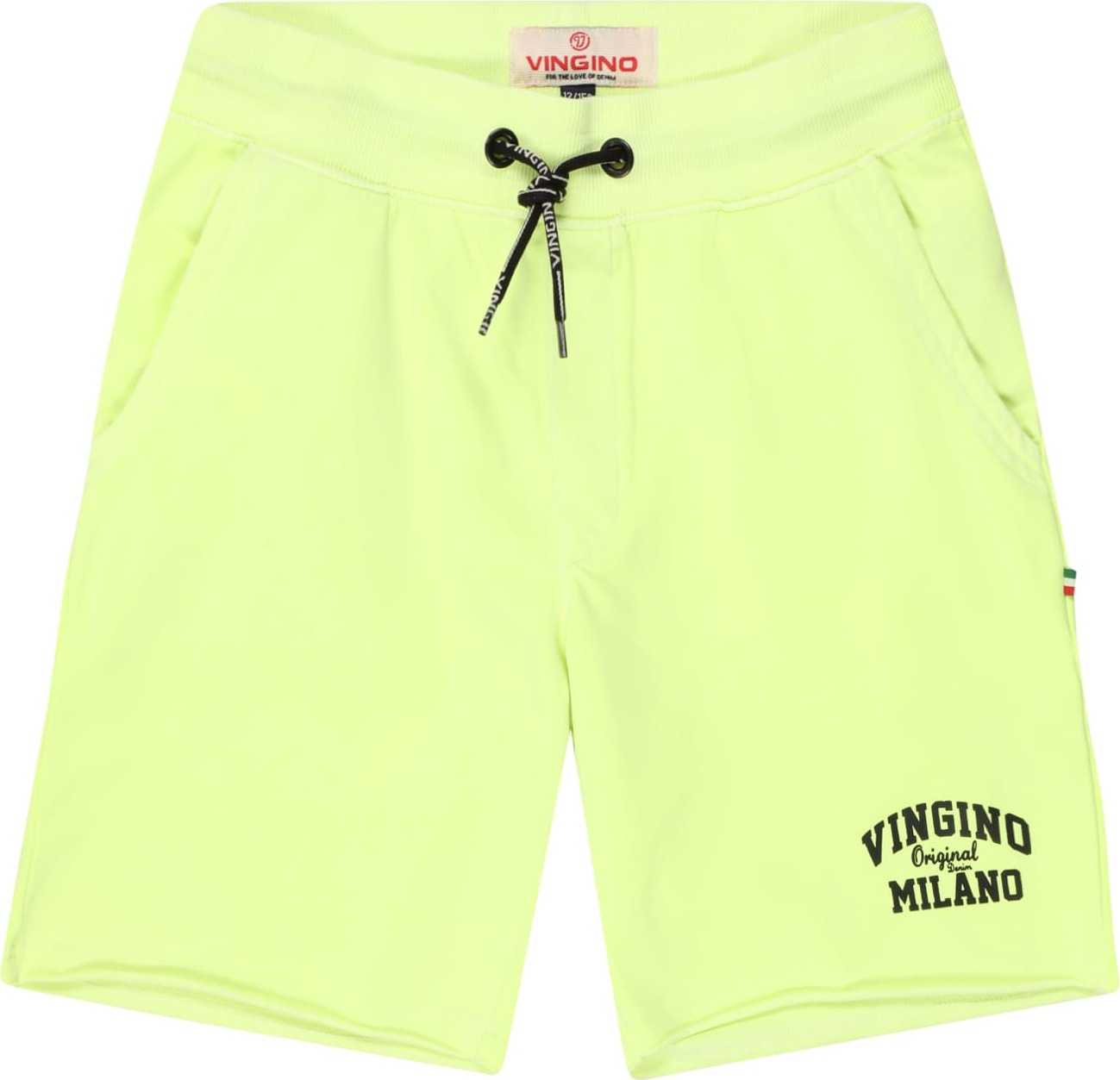VINGINO Kalhoty svítivě žlutá / černá