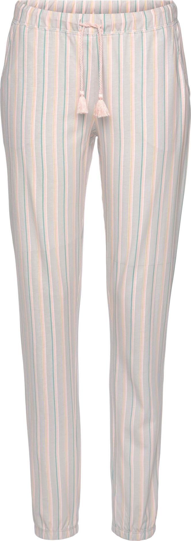 VIVANCE Pyžamové kalhoty šedá / zelená / růžová / bílá