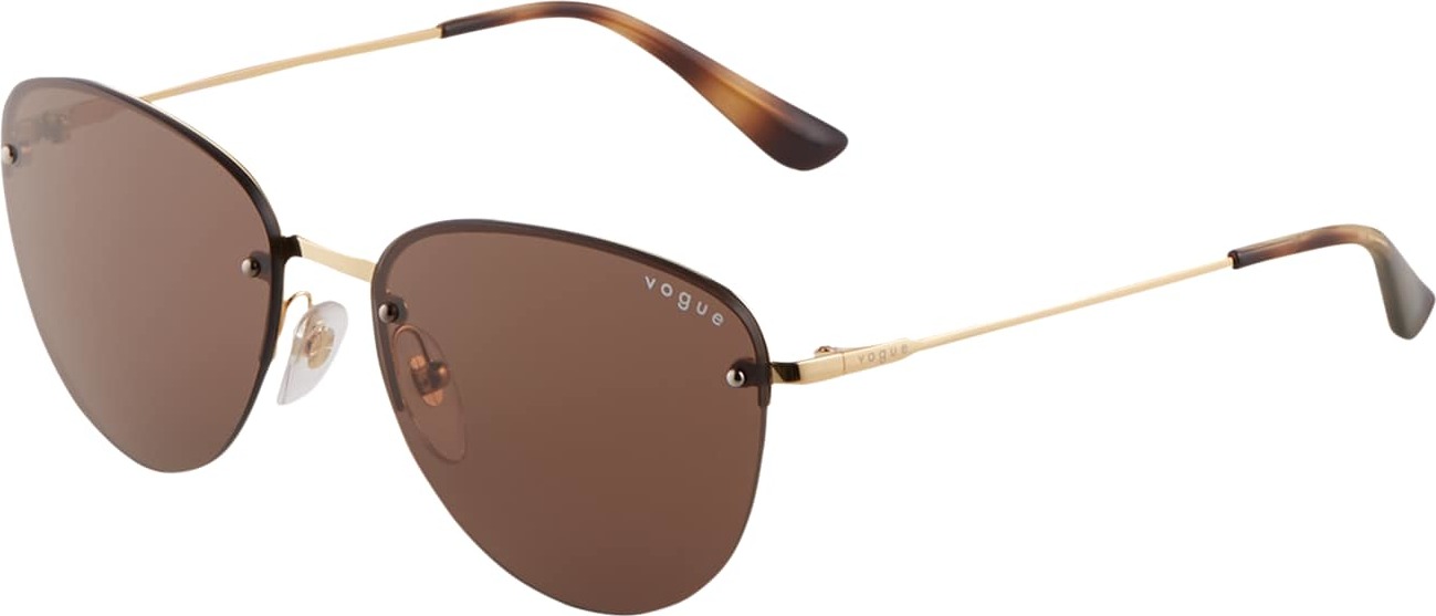 VOGUE Eyewear Sluneční brýle '0VO4156S' hnědá / zlatá