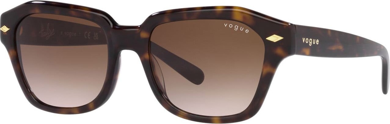 VOGUE Eyewear Sluneční brýle '0VO5444S' koňaková / tmavě hnědá