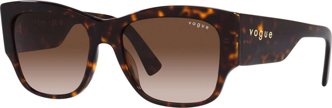 VOGUE Eyewear Sluneční brýle '0VO5462S 54 295473' písková / karamelová / tmavě hnědá
