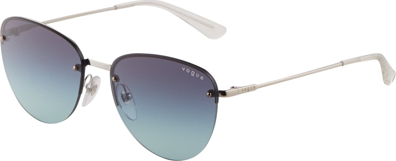 VOGUE Eyewear Sluneční brýle '4156S' azurová / stříbrná