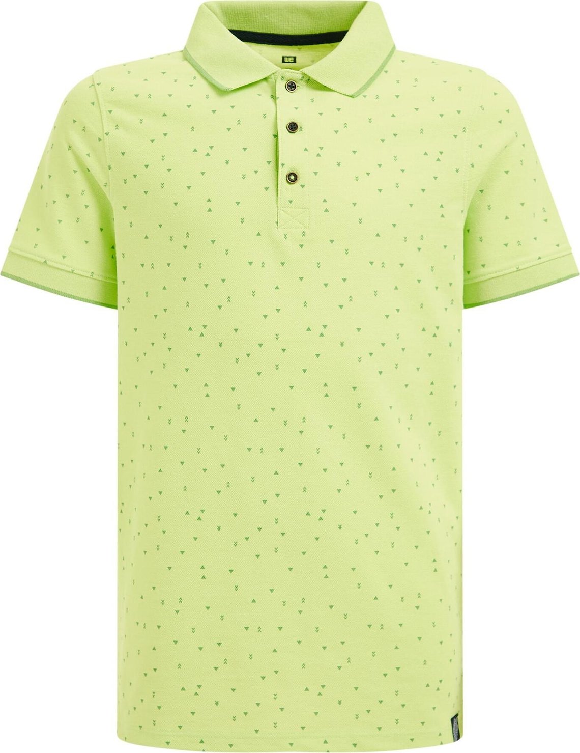 WE Fashion Tričko světle zelená / tmavě zelená
