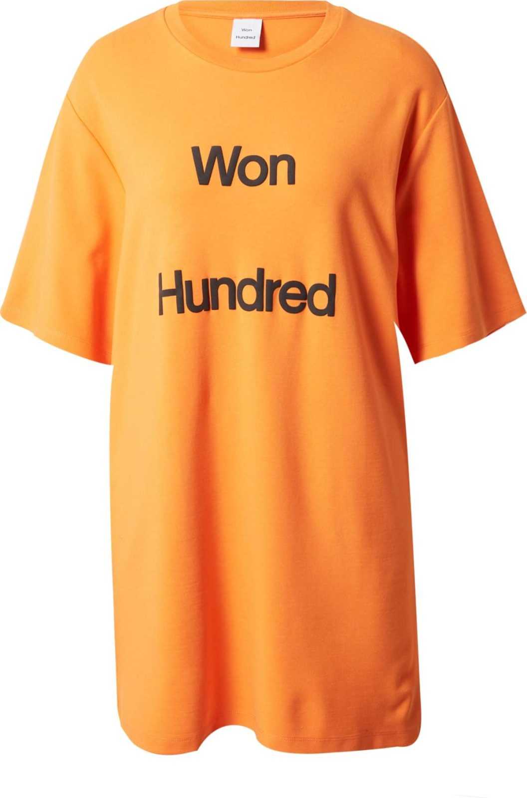 Won Hundred Tričko 'Talinn' oranžová / černá
