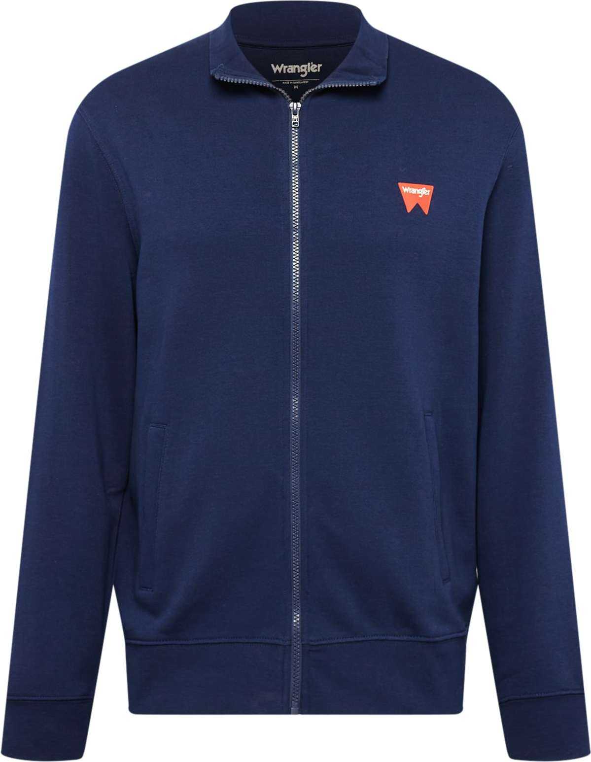 WRANGLER Mikina námořnická modř