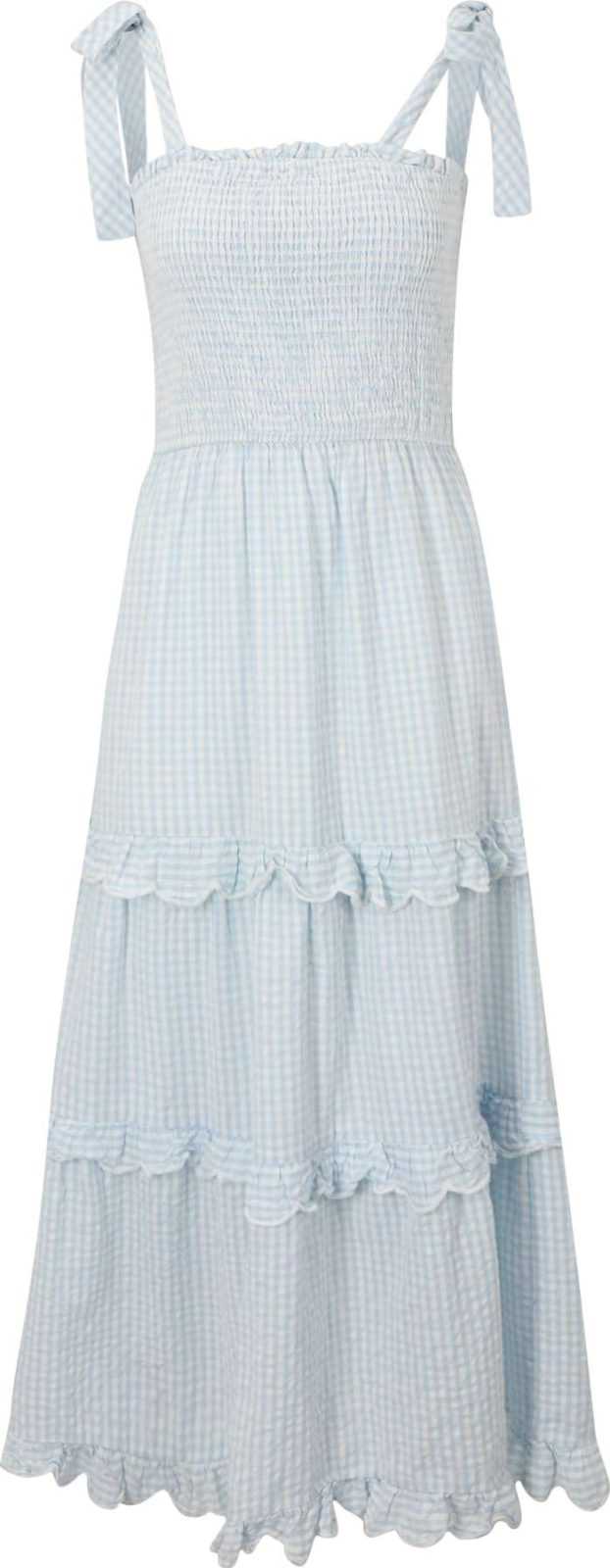 Y.A.S Tall Letní šaty 'RUBY' světlemodrá / bílá