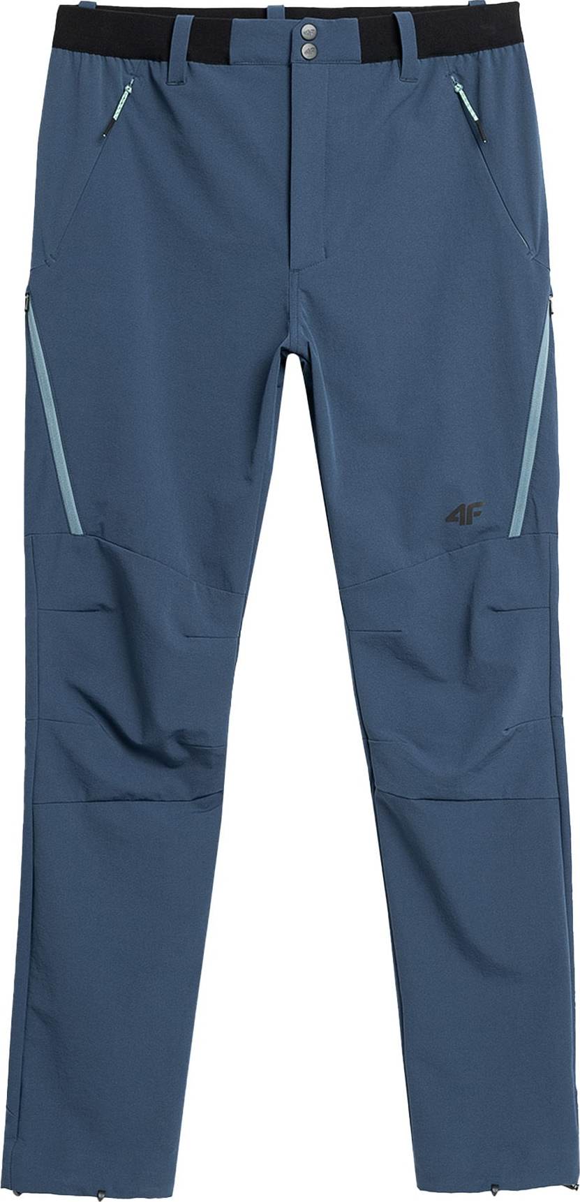 4F Outdoorové kalhoty aqua modrá / tmavě modrá