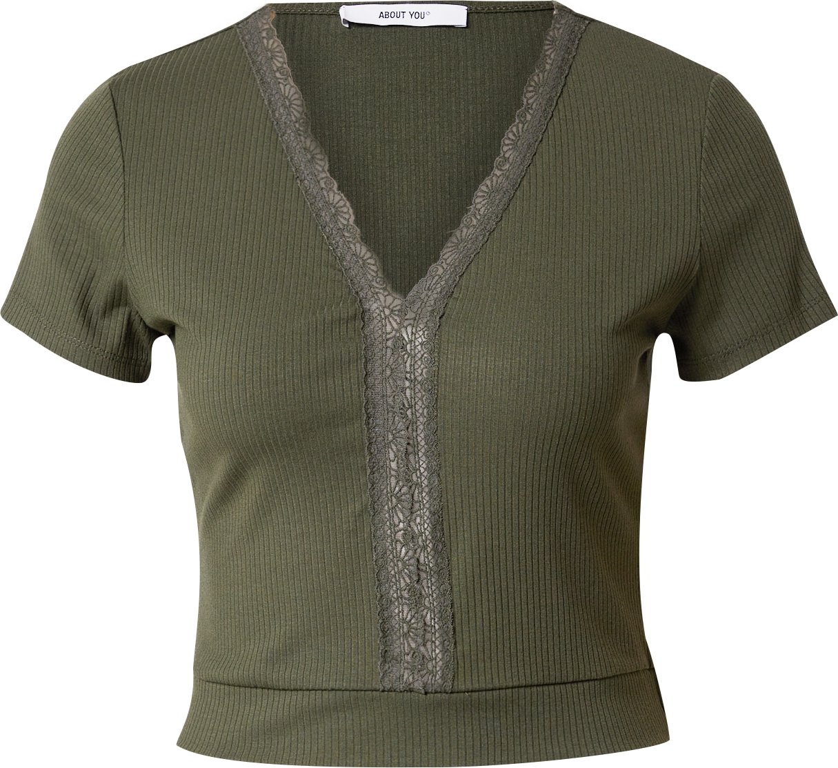 ABOUT YOU Tričko 'Emely' khaki