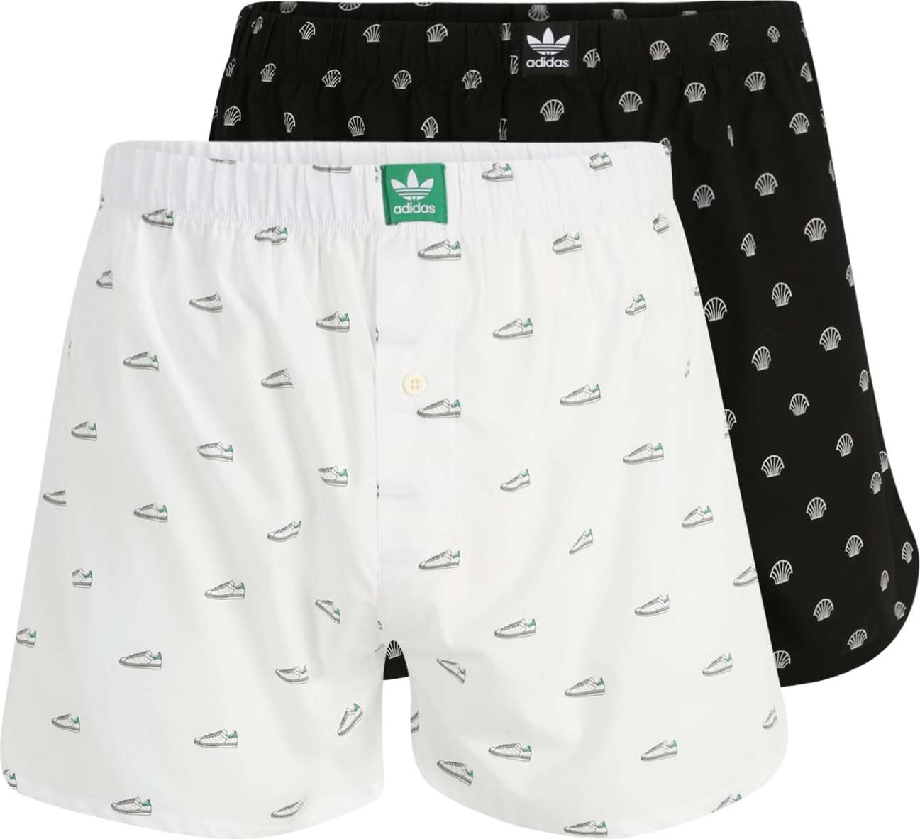 ADIDAS ORIGINALS Boxerky černá / bílá