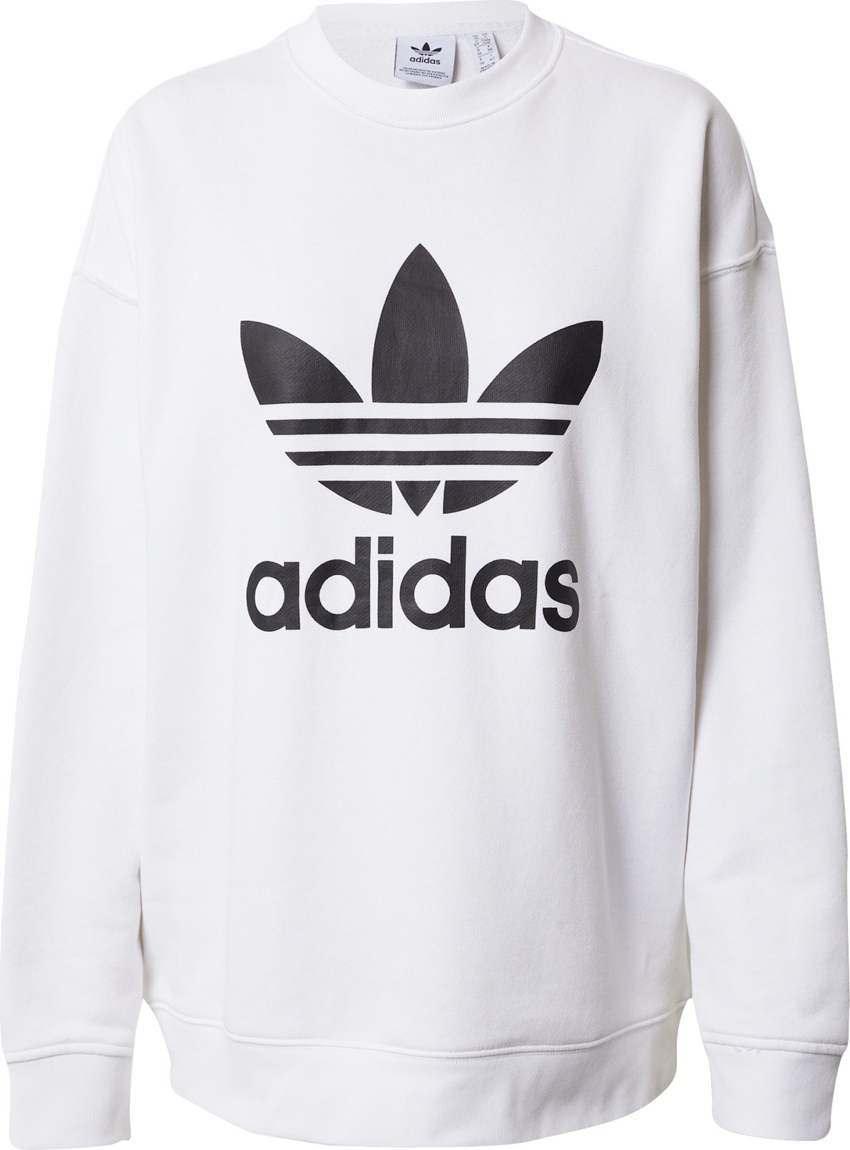 ADIDAS ORIGINALS Mikina černá / bílá