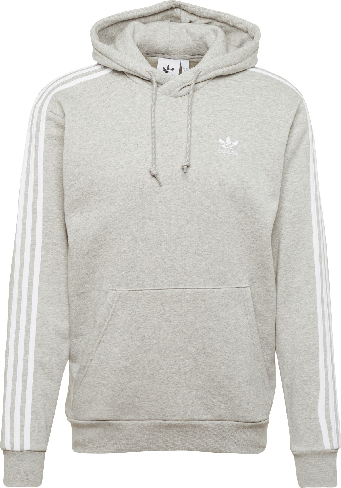 ADIDAS ORIGINALS Mikina šedý melír / bílá