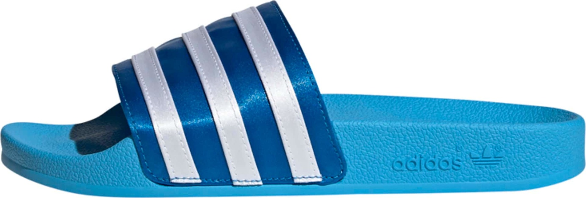 ADIDAS ORIGINALS Pantofle 'Adilette' modrá / bílá