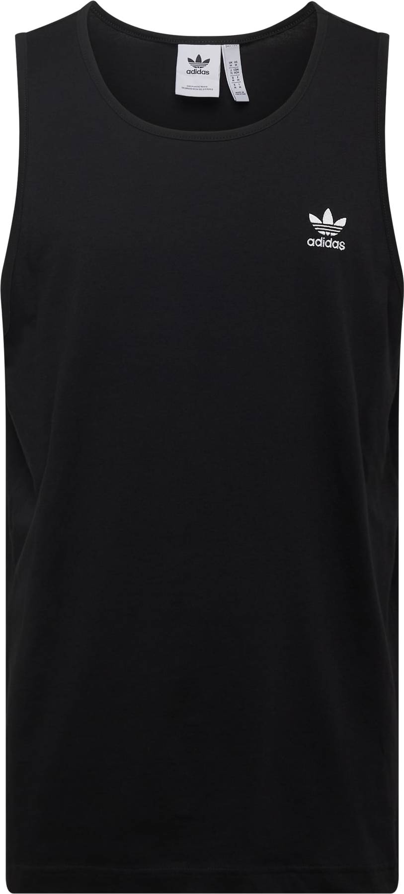 ADIDAS ORIGINALS Tričko černá / bílá