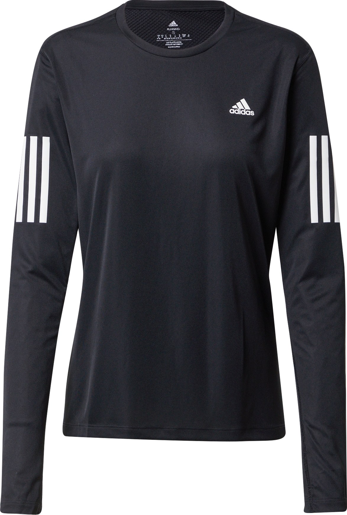 ADIDAS SPORTSWEAR Funkční tričko 'Own the Run' černá / bílá