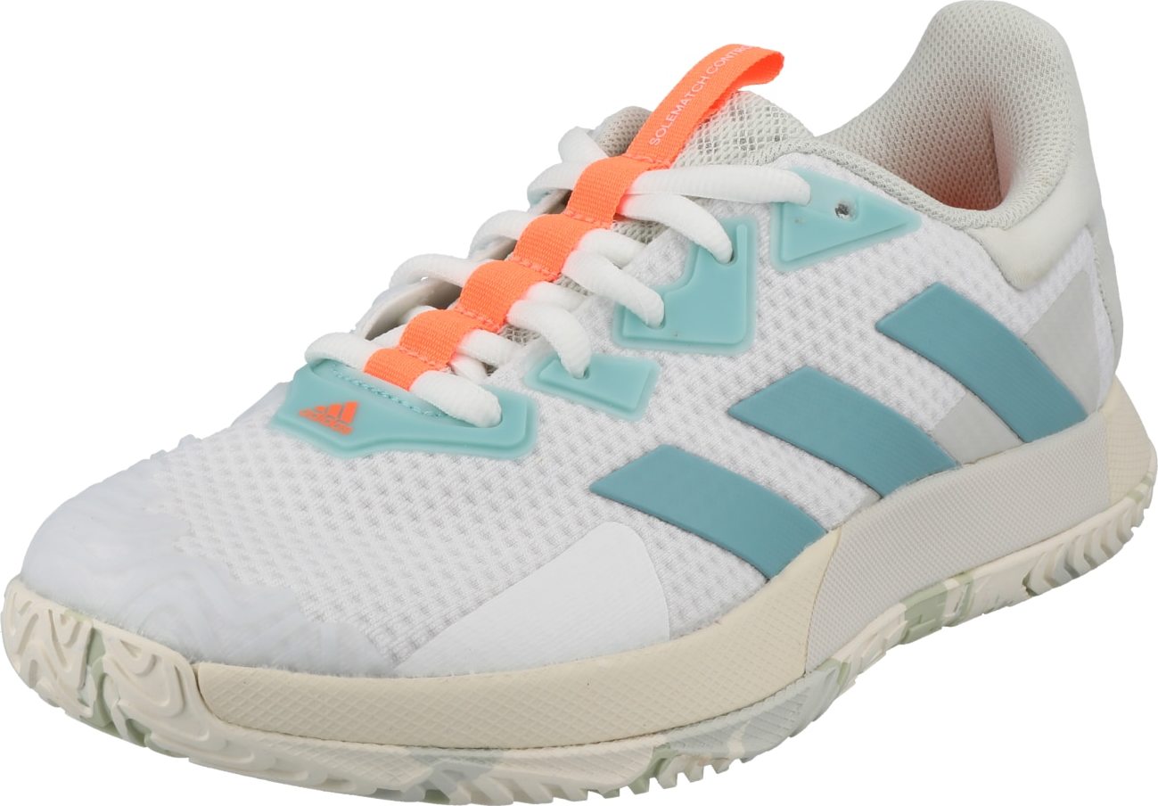 ADIDAS PERFORMANCE Sportovní boty 'SoleMatch Control' pastelová modrá / oranžová / bílá