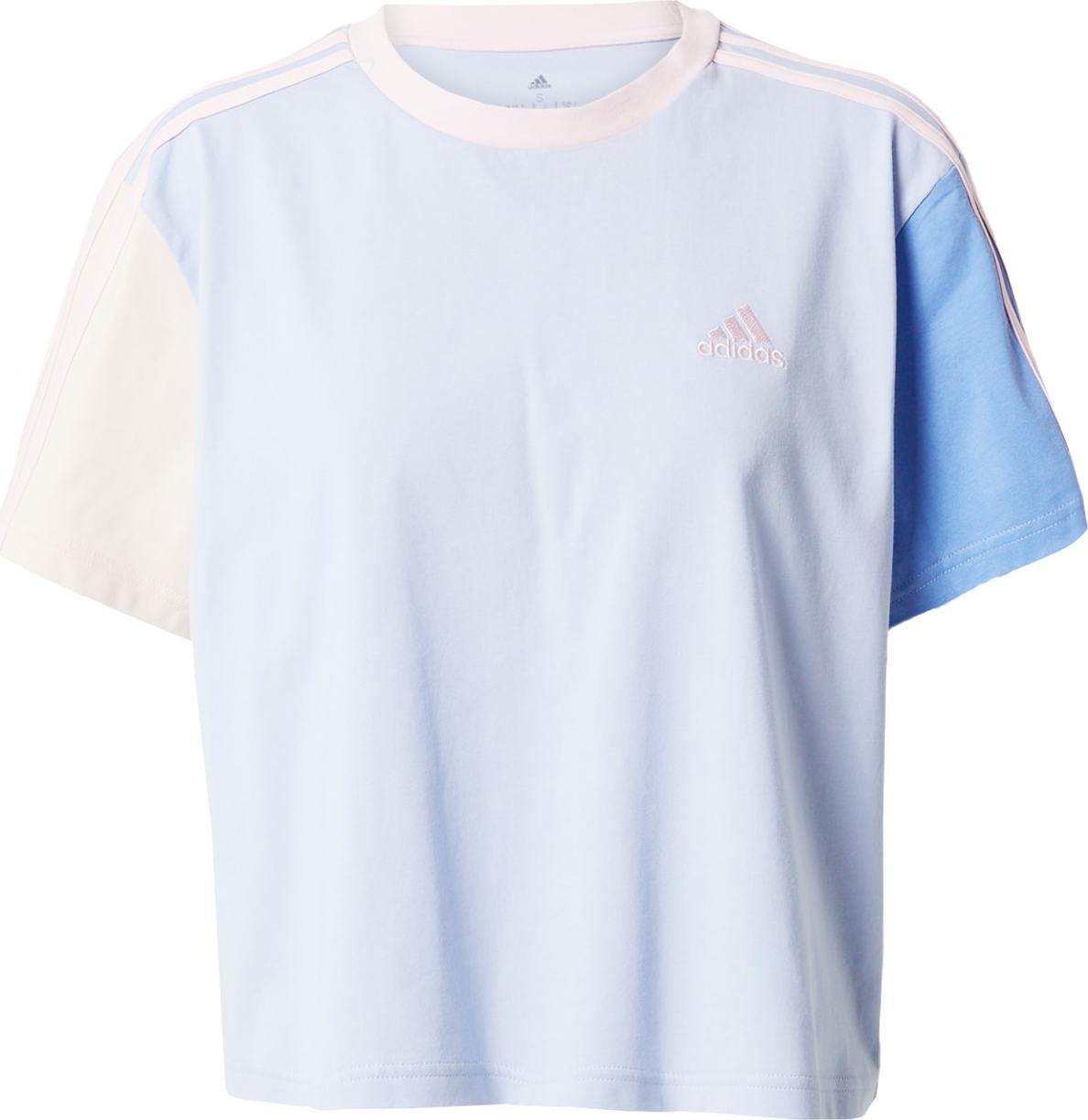 ADIDAS SPORTSWEAR Funkční tričko tělová / modrá / pastelová modrá / růžová