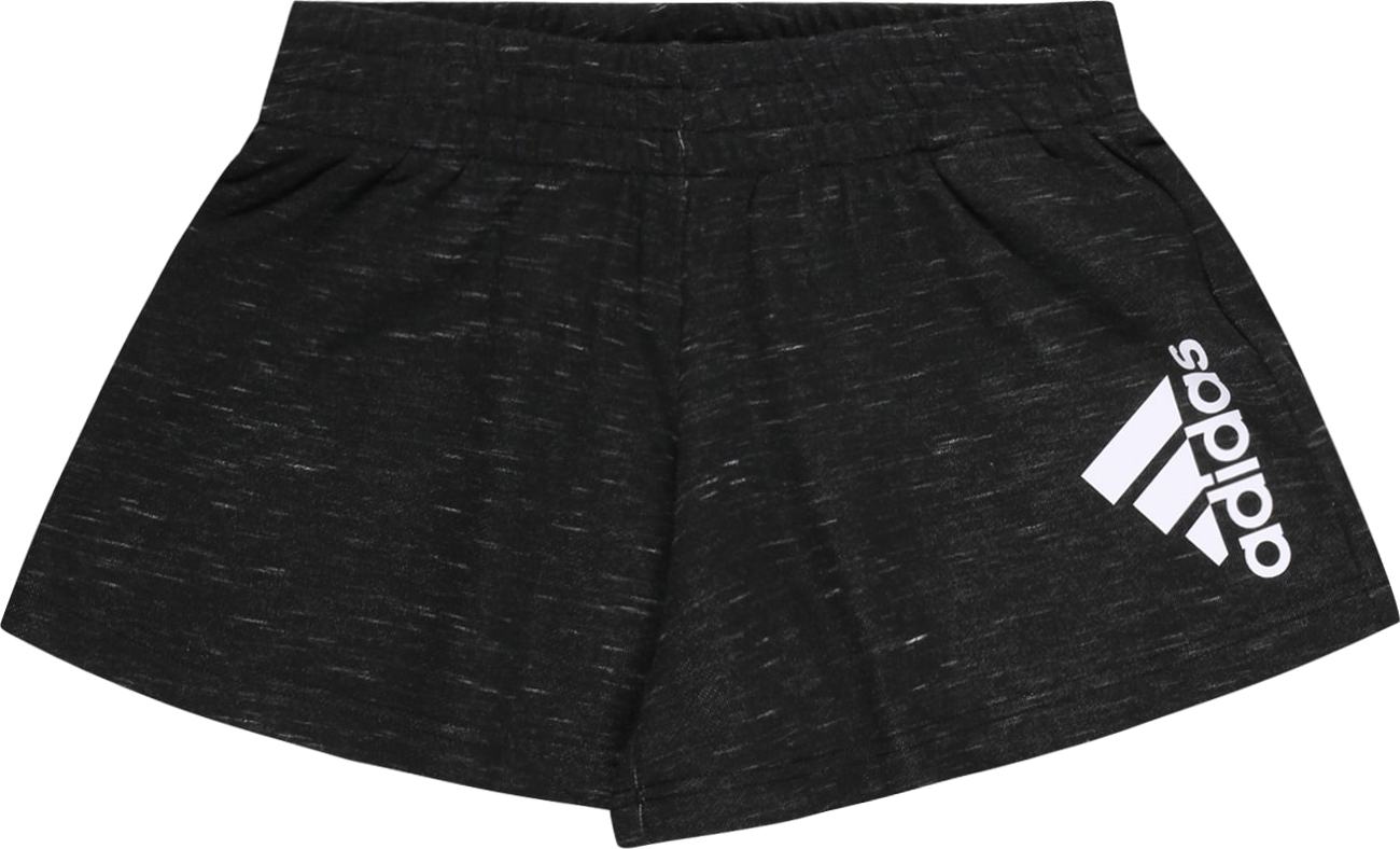 ADIDAS SPORTSWEAR Sportovní kalhoty 'Future Icons' černá / bílá