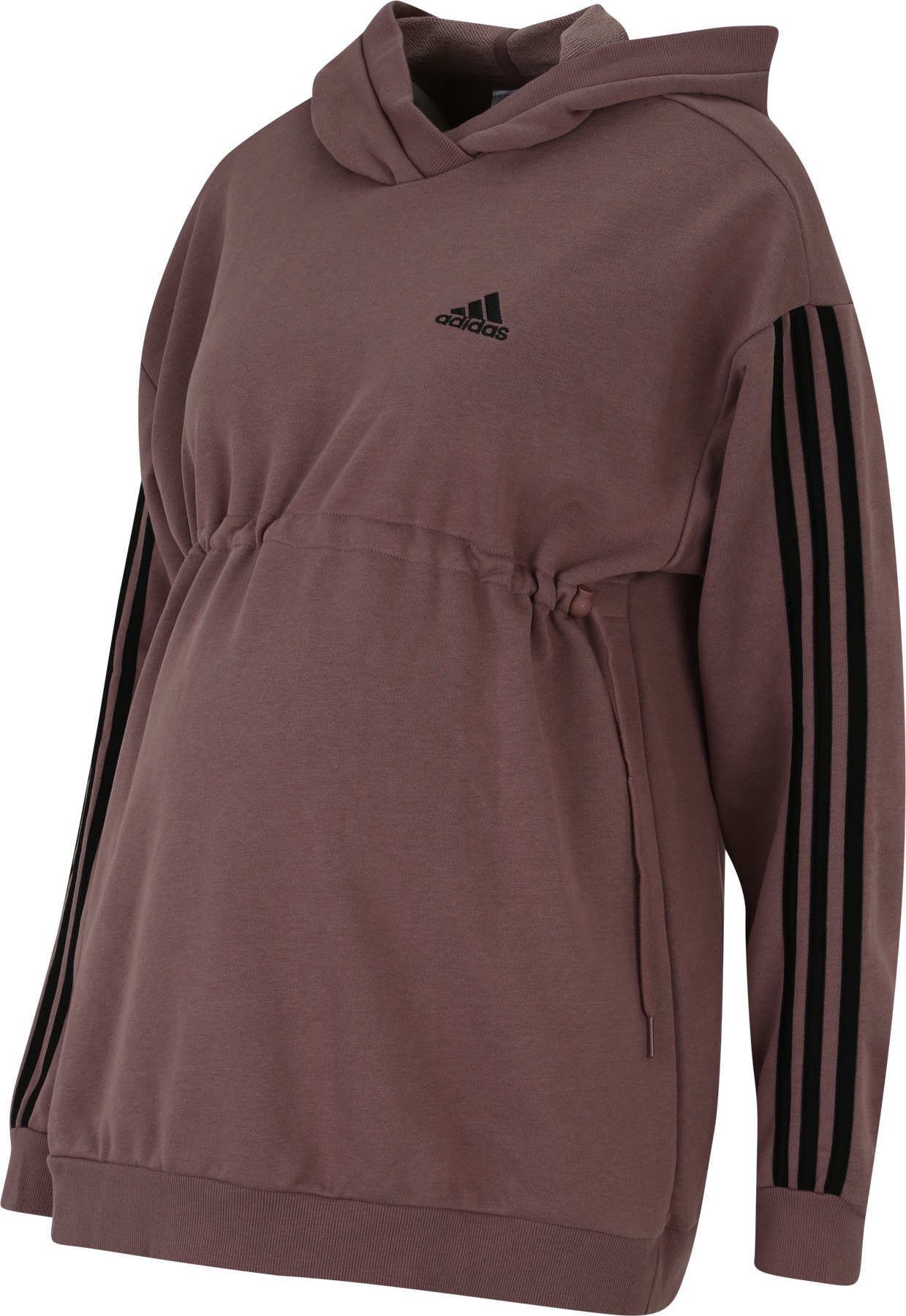 ADIDAS SPORTSWEAR Sportovní mikina rezavě hnědá / černá