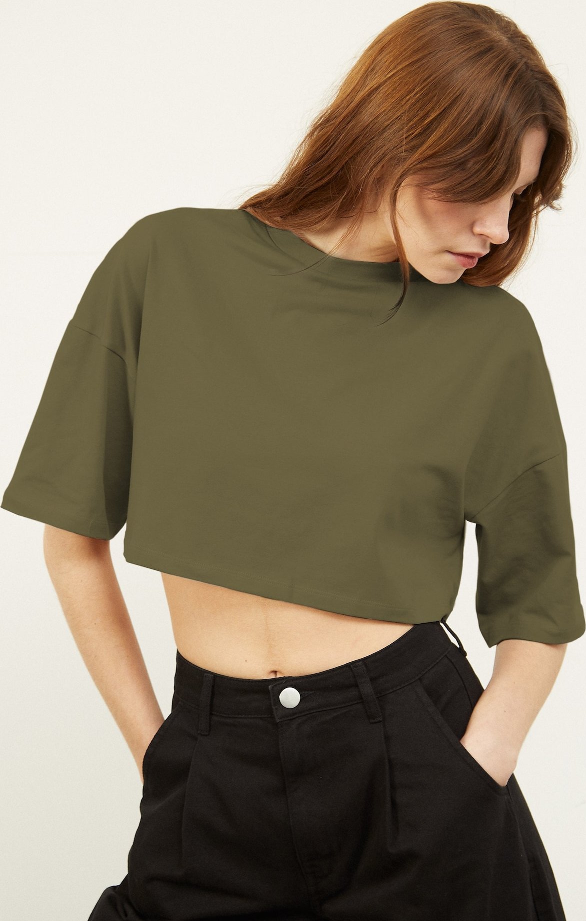 Aligne Tričko 'Crosby' khaki