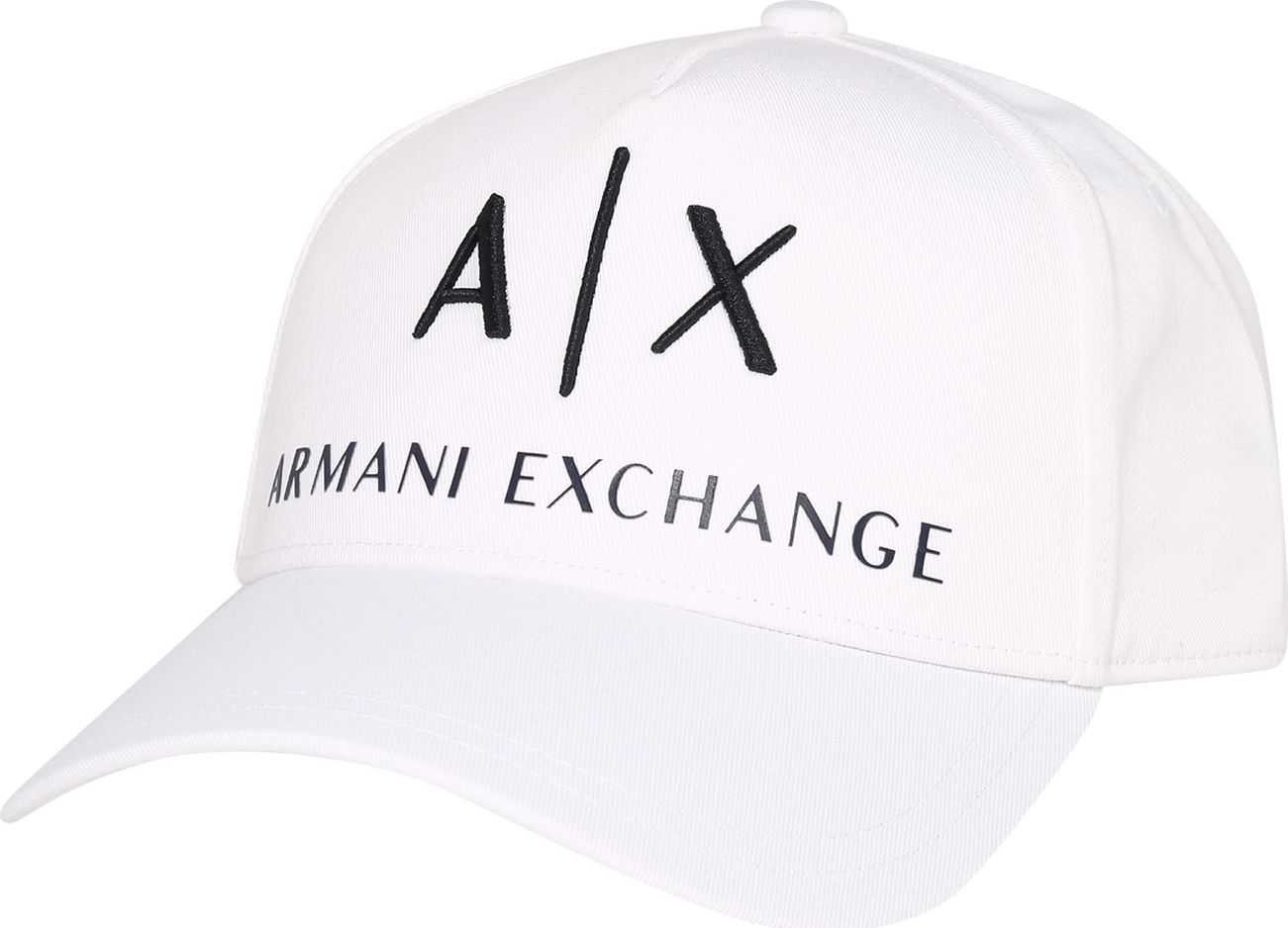 ARMANI EXCHANGE Kšiltovka noční modrá / bílá