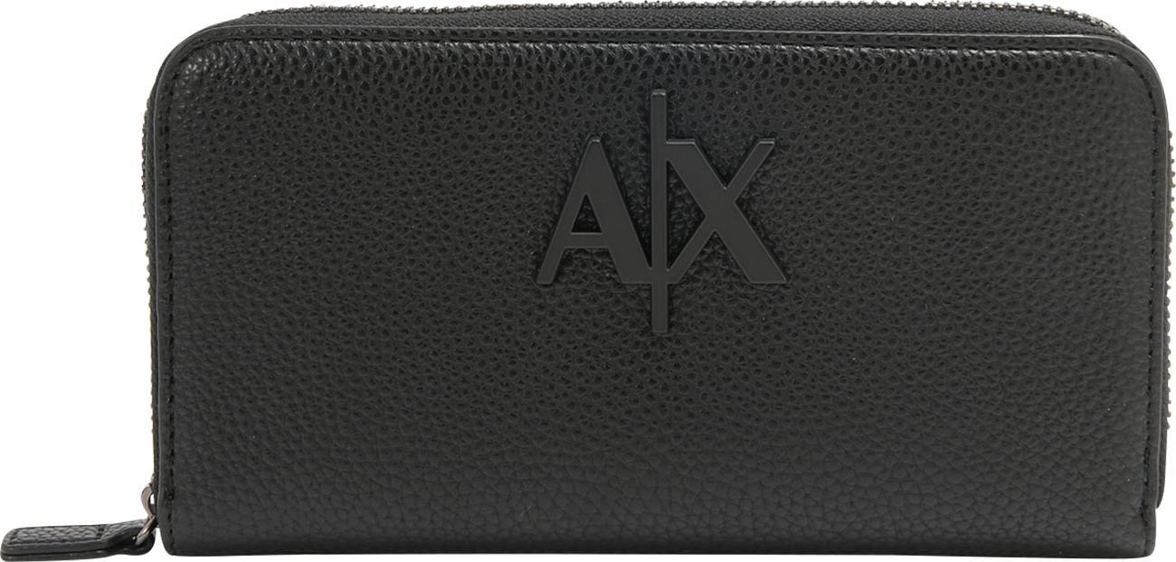 ARMANI EXCHANGE Peněženka 'MINUTERIA' černá