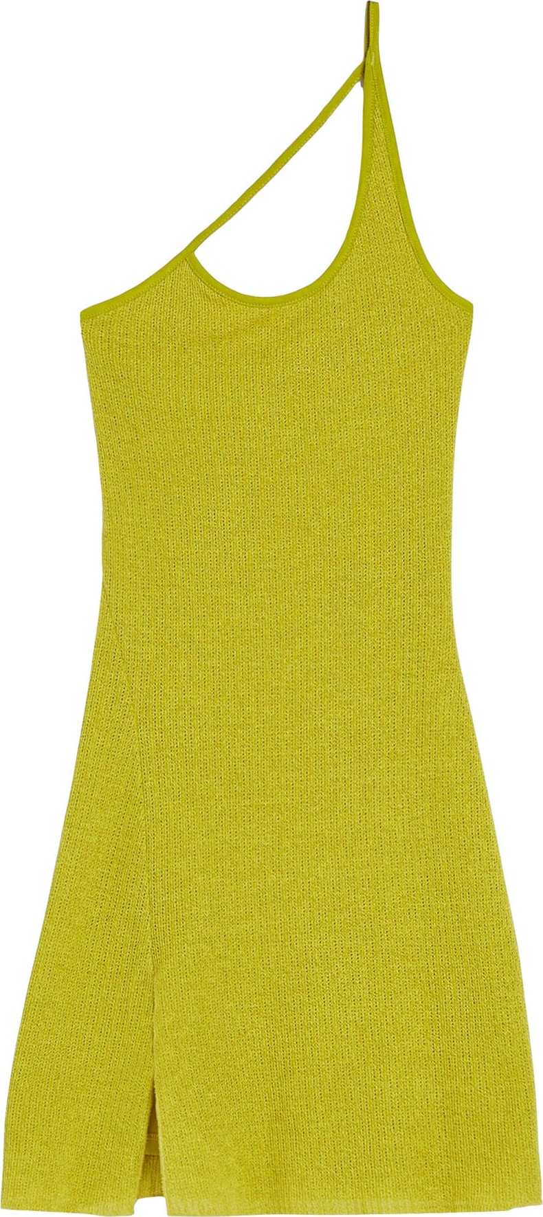 Bershka Úpletové šaty rákos
