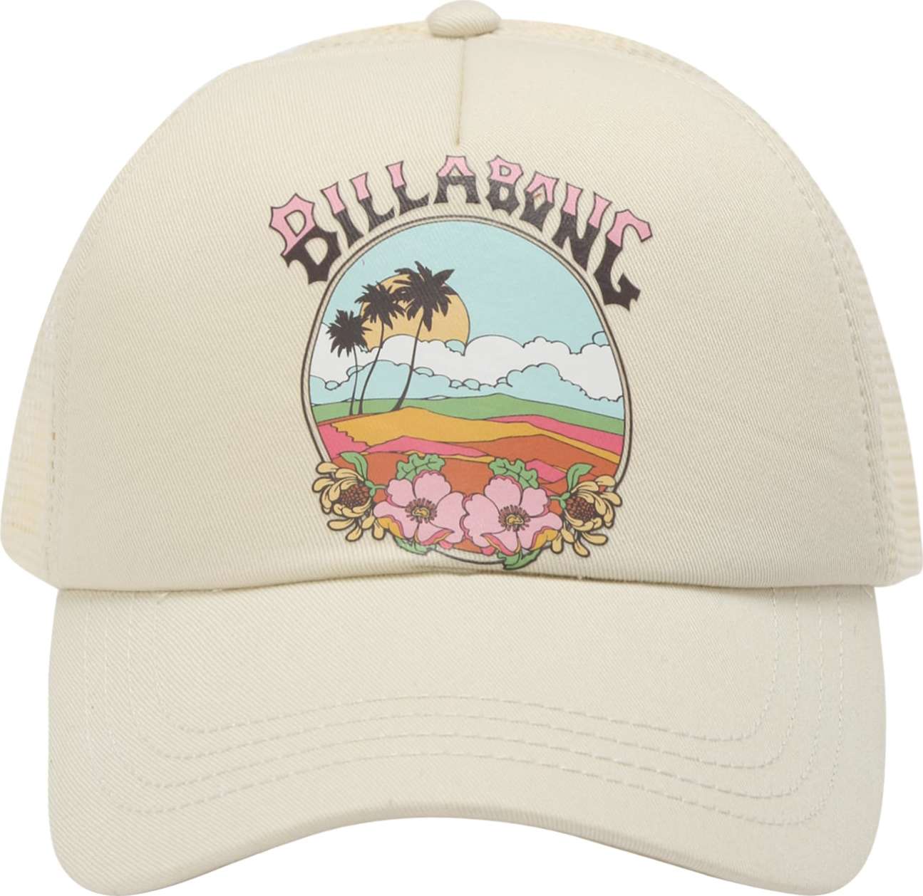 BILLABONG Čepice 'ALOHA FOREVER' světle béžová / světlemodrá / růžová / bílá