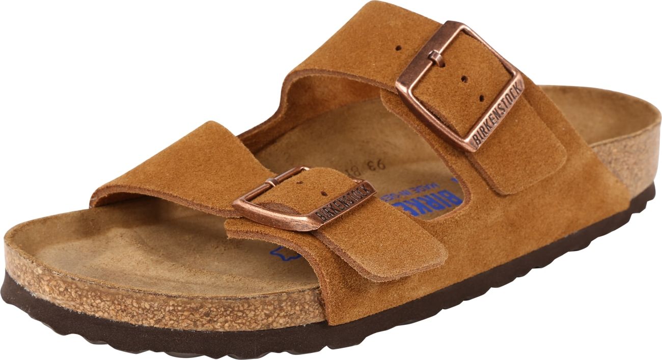 BIRKENSTOCK Pantofle 'Arizona' koňaková