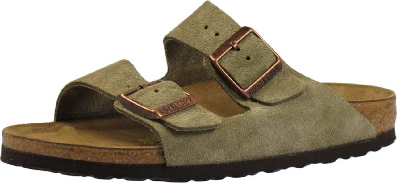 BIRKENSTOCK Sandály 'Arizona' šedobéžová