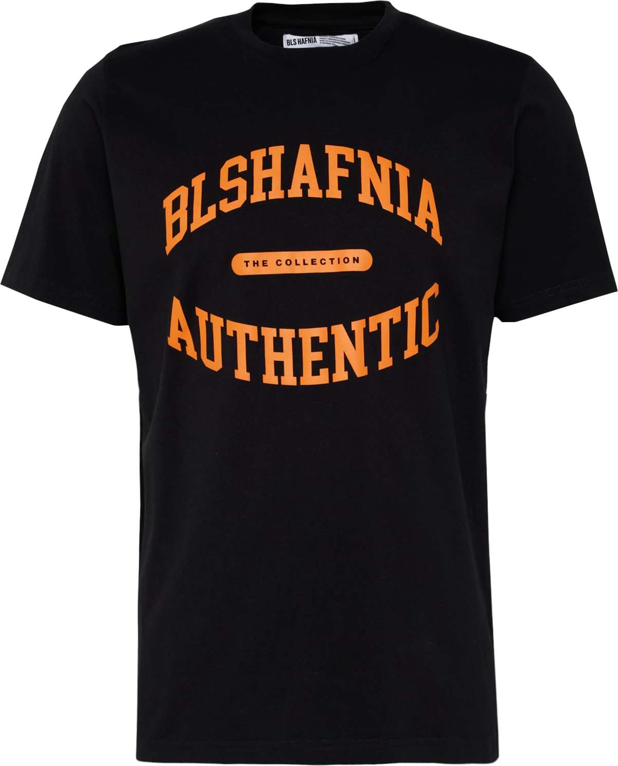 BLS HAFNIA Tričko tmavě oranžová / černá