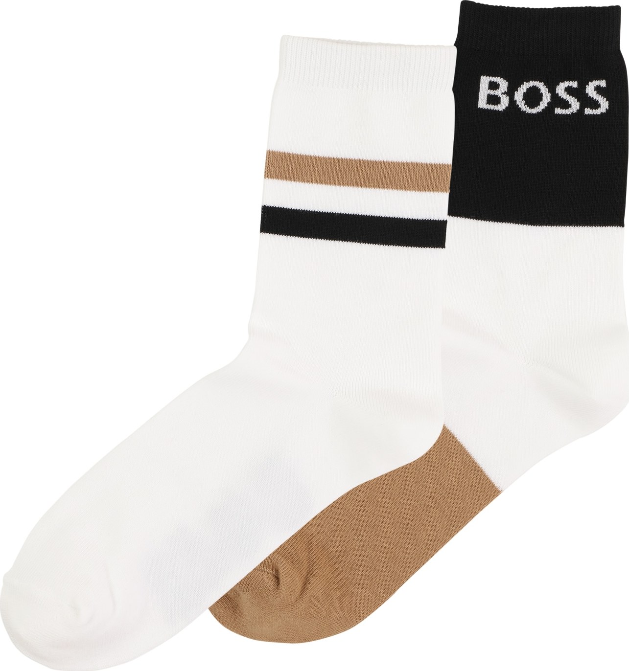 BOSS Kidswear Ponožky hnědá / černá / bílá